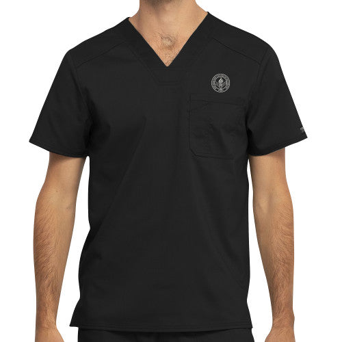 Men's Revolution Scrubs Top with NECO Emblem