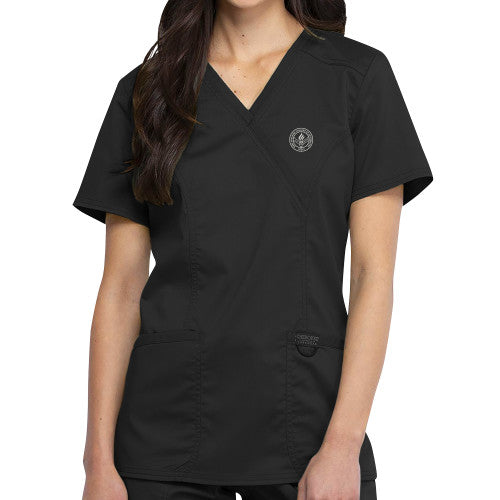 Women's Revolution Scrubs Top with NECO Emblem