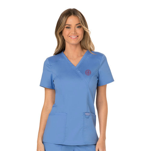 Women's Revolution Scrubs Top with NECO Emblem