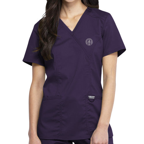 Women's Revolution Scrubs Top with NECO Emblem