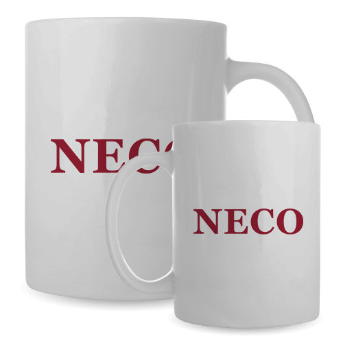 White Ceramic Mug, 15 oz