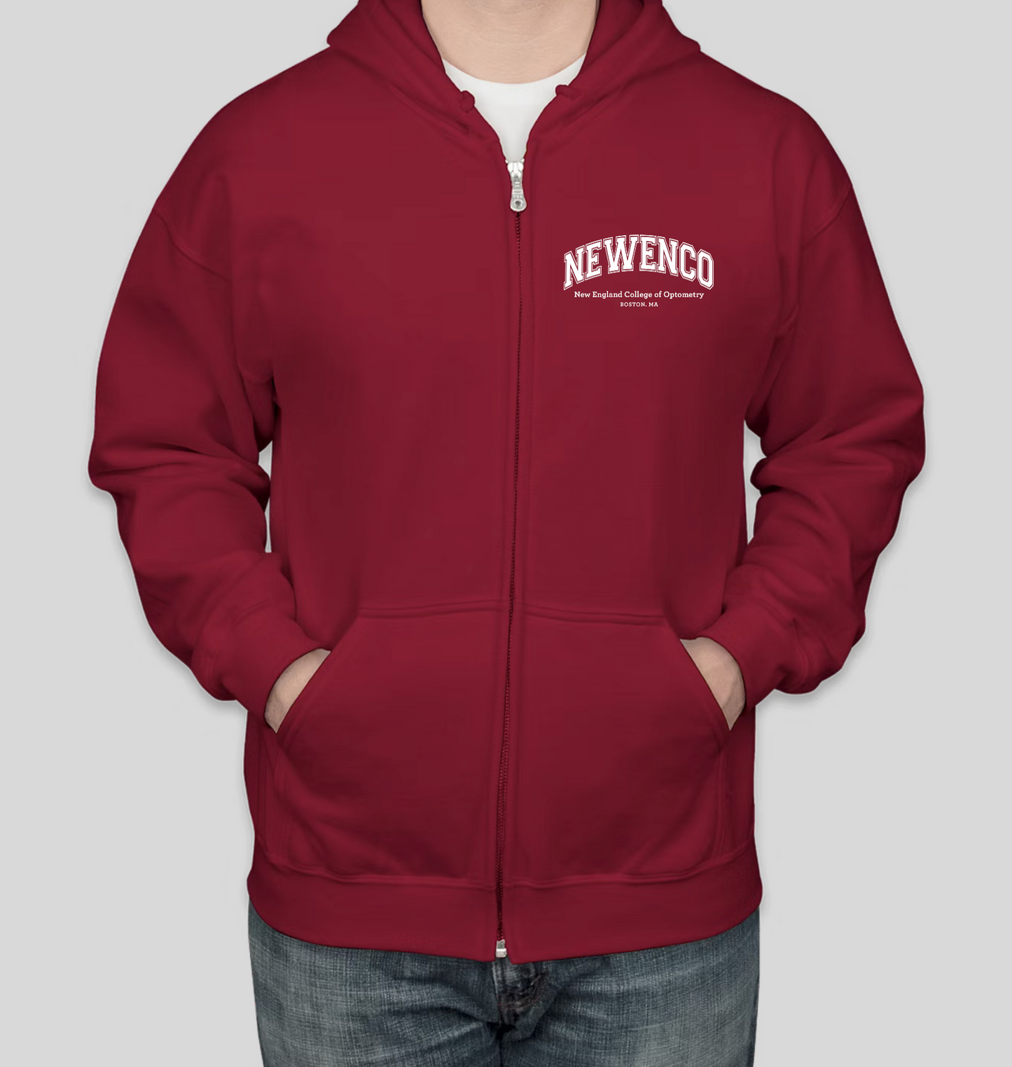 NEWENCO Zippered Hoodie