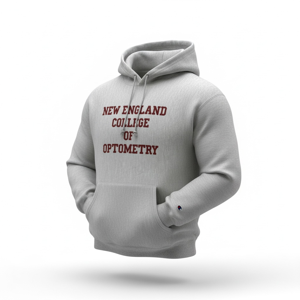 Champion Premum Hoodie (Grey with Red Lettering)